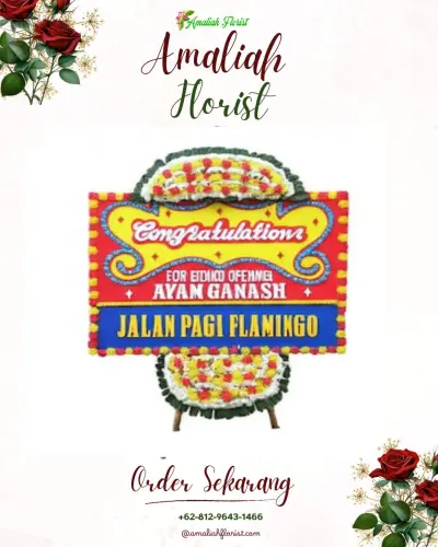 Bunga Papan Congratulation di Somoketro